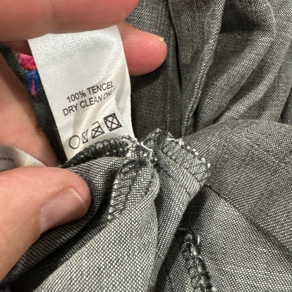 Anthropologie Judith March Chambray Romper Shorts sz L NEW Size L NEW #C416 - Picture 4 of 13